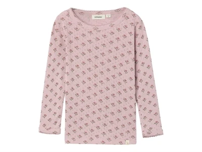 Lil Atelier violet ice blomstret bluse